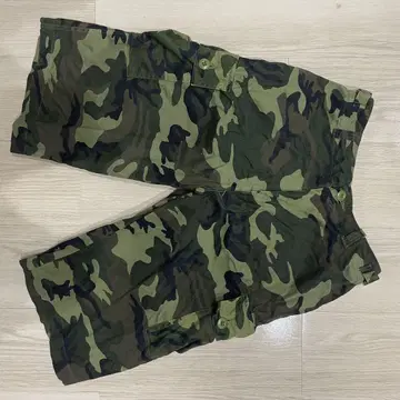 카모플라쥬 카고 숏팬츠