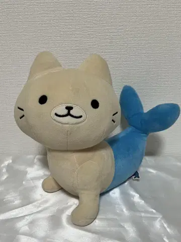 [택 포함] 고양이 요괴 인어 BIG 봉제 인형 파르페짱