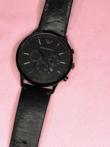 남성용 손목시계 EMPORIO ARMANI 달력 작동 새상품 배터리