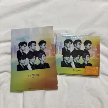 SixTONES CITY 초회반 A & 클리어 파일