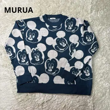 MURUA 디즈니 콜라보 니트 미키 오버 사이즈 F