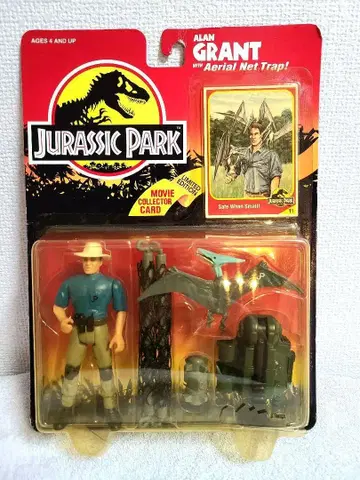 미개봉 쥬라기 공원 아란 그랜트 박사 액션 피규어 케너