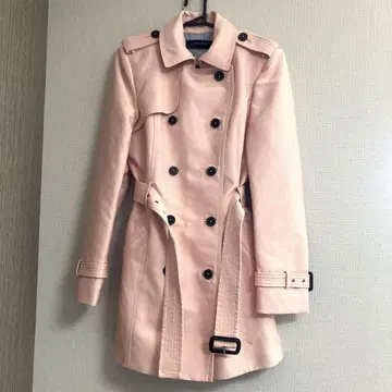 ZARA WOMAN 핑크 트렌치코트 M