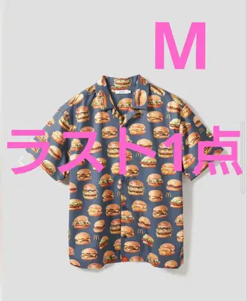 그라니프 맥도날드 M 올 패턴 빅 실루엣 반팔 셔츠