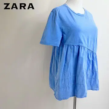 ZARA 자라 개더 절개 튜닉 상의
