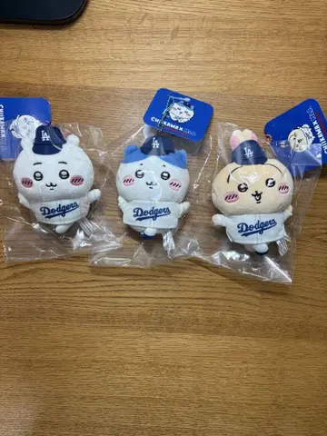 치이카와 MLB TOKYO SERIES 마스코트 다저스 3종 세트