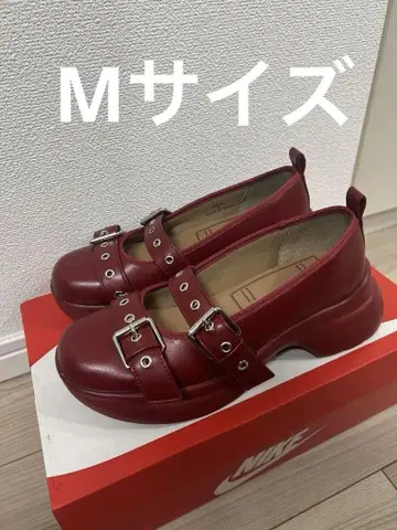 GU 빨간색 레드 스트랩 슈즈