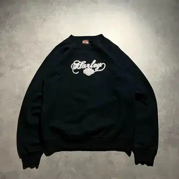 00s Harley Davidson y2k logo sweat shirt