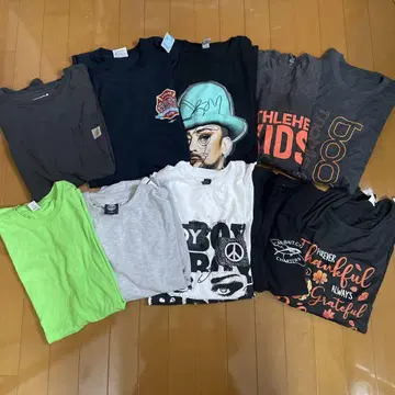 us 구제 의류 T셔츠 10장 세트 베일 모듬 묶음 판매 사이즈 MIX