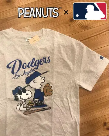 MLB 로스앤젤레스 다저스 x 피너츠 콜라보 티셔츠