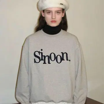 sinoon 트레이닝복 맨투맨 그레이