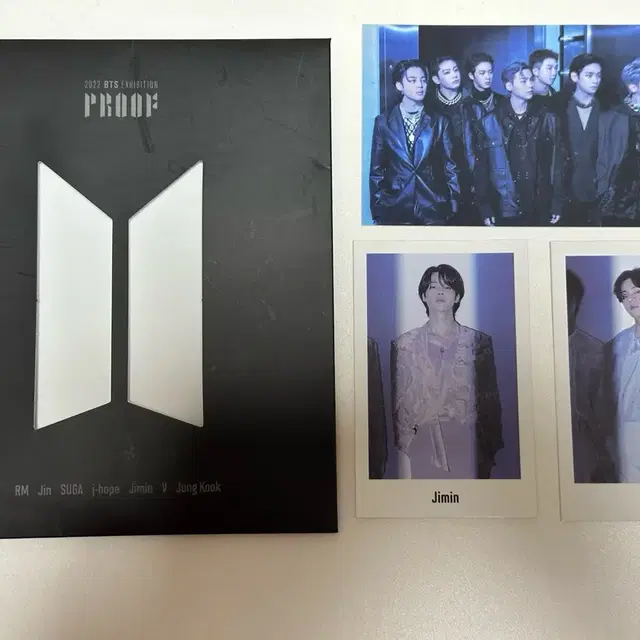2022 프루프 전시 방탄 럭키드로우 지민 뷔 포카