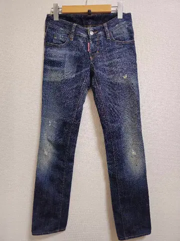 DSQUARED2 사이즈 36 데님 데미지 진 크러쉬 데님