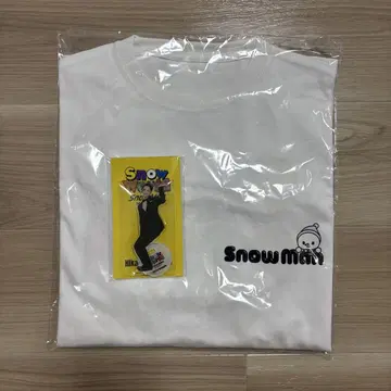 SnowMan T셔츠와 아크릴 스탠드 2세트
