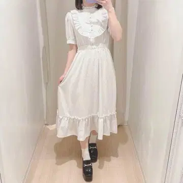 evelyn 도트 프릴 OP
