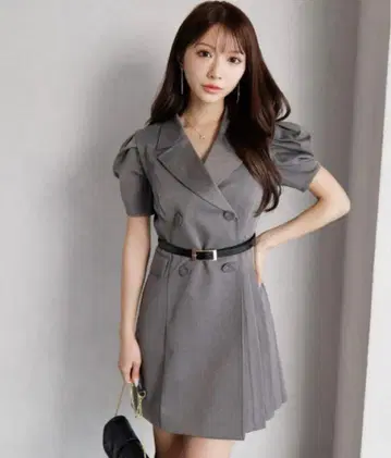 LIP SERVICE 사이드 플리츠 2way 자켓 원피스 M 사이즈