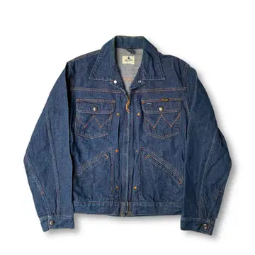 랭글러 Wrangler 24MJZ 리지드 데님 지퍼 자켓 S