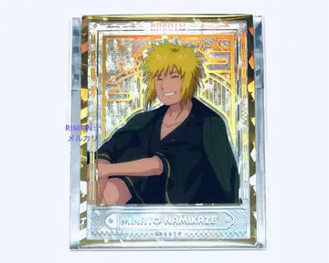NARUTO 나미카제 미나토 홀로그램 클리어 시트 클리어 카드 레어 금박