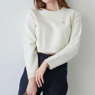 SNIDEL 미니 브로치 풀오버