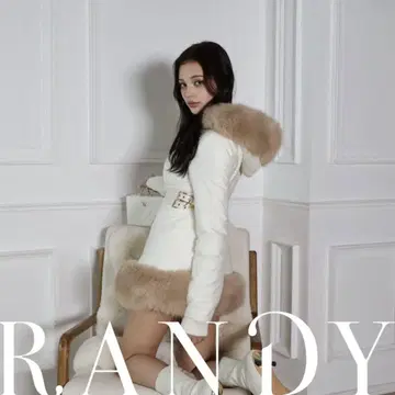 randy belted fur padded jacket