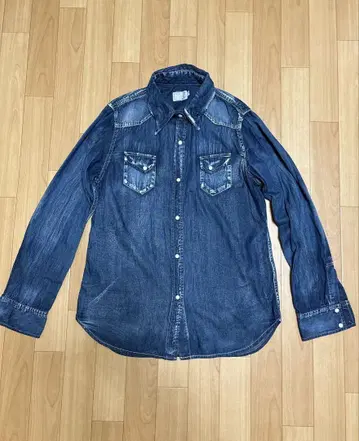 여성용 데님 셔츠