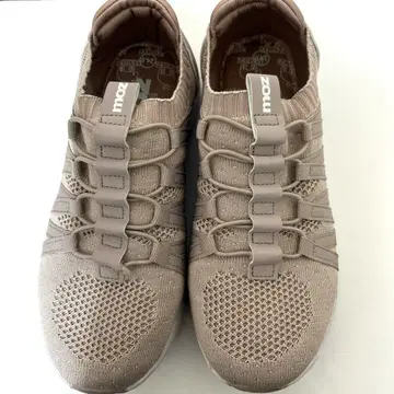 모즈 moz 핑크 니트 메쉬 스니커즈 에어 쿠션 24.0cm 사이즈