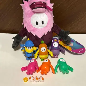 폴 가이즈 봉제 인형 피규어 가챠가챠 Fall Guys
