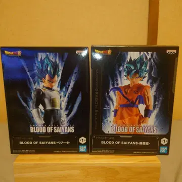 BLOOD OF SAIYANS 베지터 & 손오공 피규어 세트