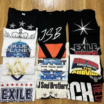 EXILETRIBE 라이브T셔츠 묶음 판매