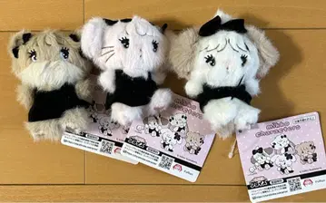 mikko 캐릭터즈 BLACK RIBBON 마스코트 3종
