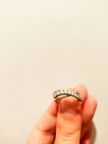 스와로브스키 SWAROVSKI 반지 트위스트 라운드컷