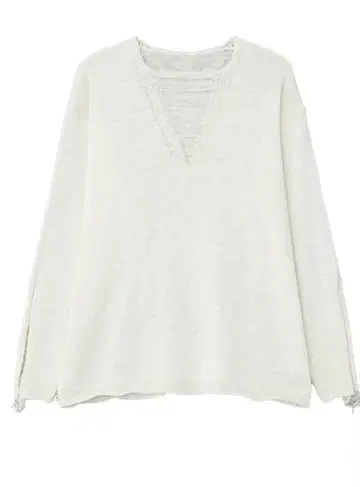 LUV CODE chest damage knit
