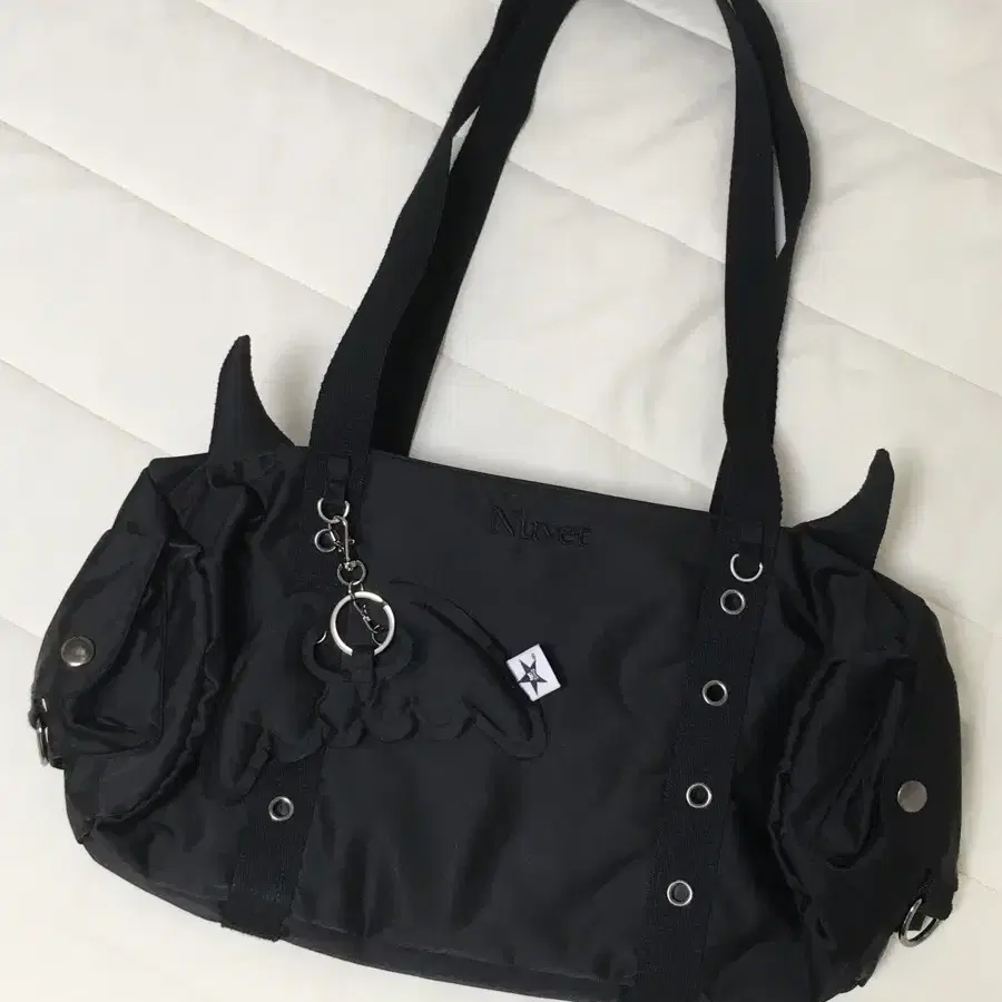 Nuyet Devil Boston Round Bag Black #누엣,#누엣가방,#Nuyet Nuyet Devil Boston Round Bag Black #누엣,#누엣가방,#Nuyet