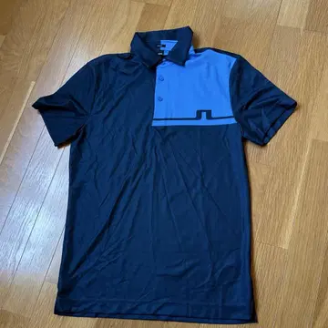 J.LINDEBERG 배색 피케 셔츠