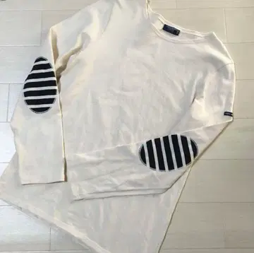 SAINT JAMES 세인트 제임스 엘르 엘보 패치 긴팔 티셔츠