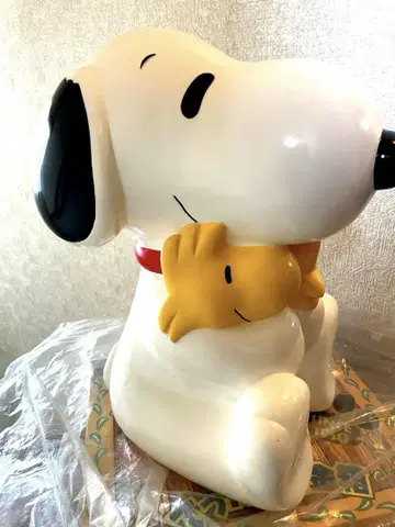골동품 스누피 소프트 비닐 특대형 저금통 ( SNOOPY )