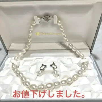 바로크 진주 목걸이, 귀걸이 세트