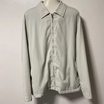 GAP 라이트 그레이 프론트 지퍼 스윙탑 드리즈라 자켓