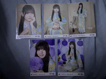 노기자카46 브로마이드 모리에이라신 유카타 5종 컴프