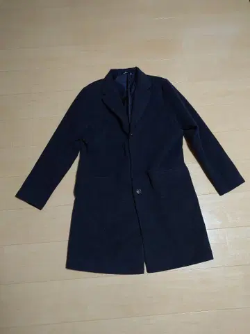 네이비 XL 체스터 코트