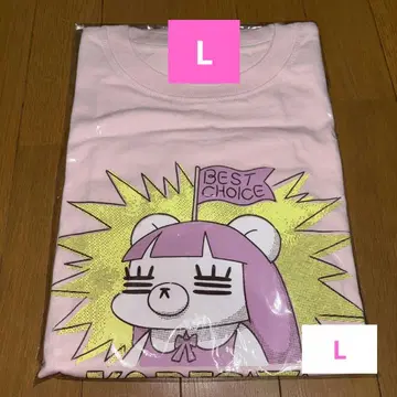 코레사와 네가 고른 레코짱 T셔츠 핑크 L 사이즈