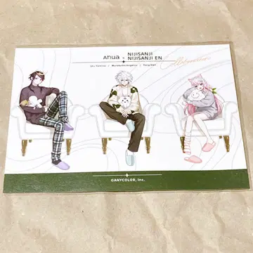 니지산지 야미쿠모얀 Anua 콜라보 혜택 엽서 클리어 카드 세트