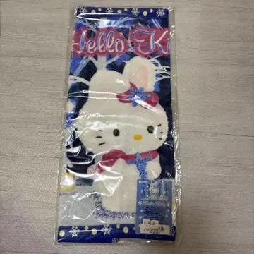 헤이세이 레트로 눈토끼 헬로키티 핸드 타월
