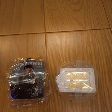 야마시타 켄지로 반지 키링 화이트&클리어 참