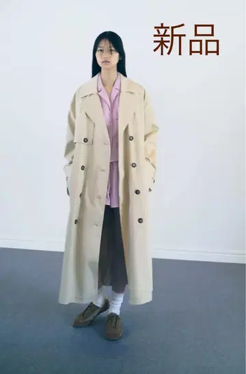 택 포함 새상품! ZARA 자라*롱 기장 오버 사이즈 트렌치코트 XS-S