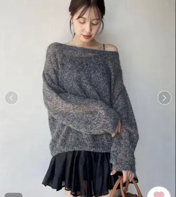 시어 모헤어 풀오버