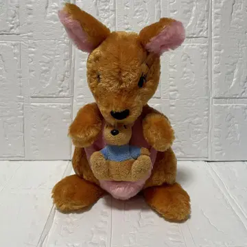 곰돌이 푸 캥거와 루 봉제 인형