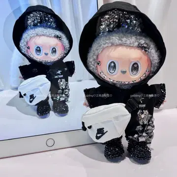 라부부 마카롱 Seasame Bean x 스와로브스키 labubu