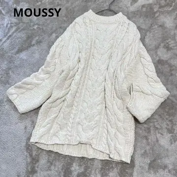 새상품 마우지 CABLE KNIT 튜닉 니트 케이블