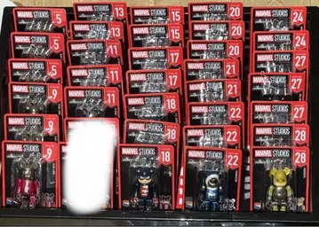 5개 세트 MARVEL BE@RBRICK 제일복권 해피 복권